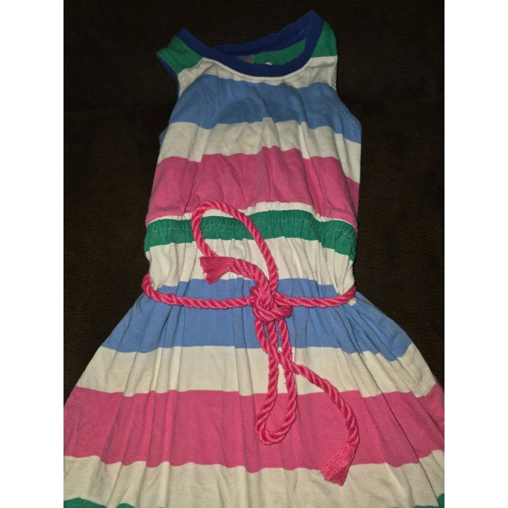 Gymboree stripes and anchors maxi dress size 4